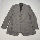 Ermenegildo Zegna Su Misura Blazer Mens 58L UK 48 Grey Wool Linen Silk