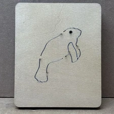 1 Ellison AccuCut Die 6" x 5", Manatee