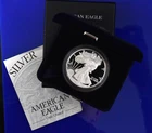 2000 Silver American Eagle Proof w/Box & COA 1 oz Fine Silver