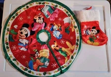 Disney Mickey Mouse Mini Tree Skirt And Stocking