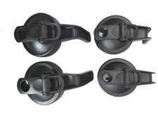 Wide Mouth Mason Jar Pour Spout Lids with Handle Reusable Plastic Flip Cap LC4