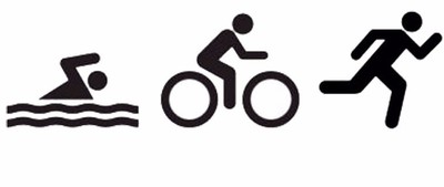 Buy Triathlon Swim Bike Run Vinyl Decal Sticker Online