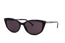 Jimmy Choo Sunglasses Women's Cat Eye Nadia/S 807 Black 56mm Violet Lens NEW 