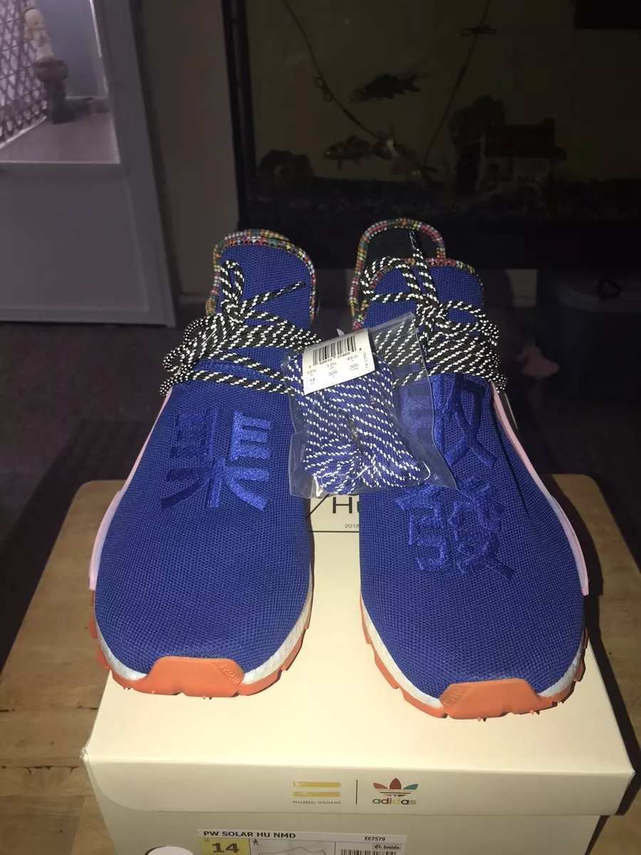 NEW Adidas Pharrell Williams Men's NMD Human Race Blue/Pink