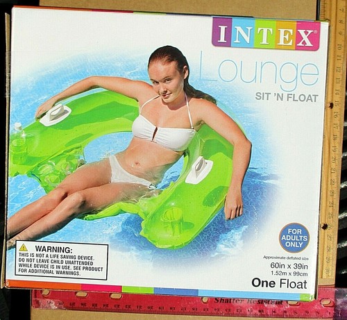 intex lounge sit n float