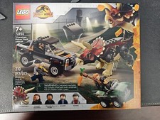 LEGO Jurassic World: Triceratops Dinosaur Pickup Truck Ambush (76950) NEW