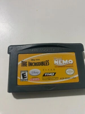 Nintendo Game Boy Advance The Incredibles/Finding Nemo - Image 1 of 2