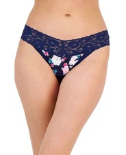 I.N.C. INTERNATIONAL CONCEPTS Women Lace-Trim Thong Underwear Multicolor Size M