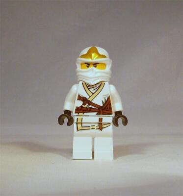 LEGO Ninjago Minifigure White Zane ZX with Gold Helmet 30086 LEGO Ninjago Minifigure White Zane ZX with Gold Helmet 30086