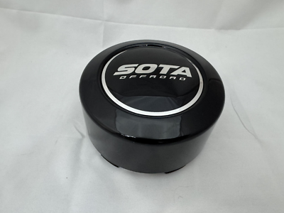SOTA OFFROAD Gloss Shiny Black 8 Lug Wheel Center Cap A608F-5
