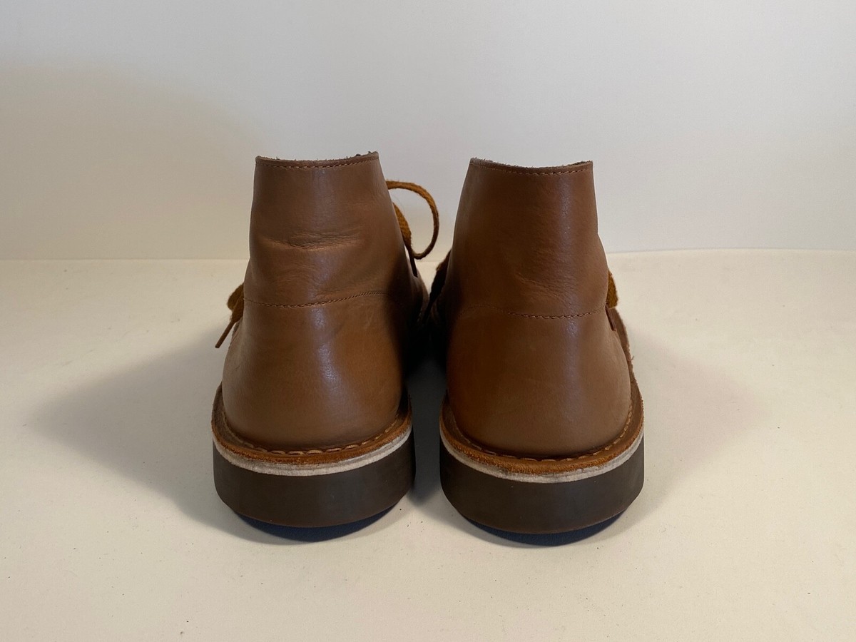 Clarks (15522) Brown Leather Lace up Ankle Chukka Boots Men Size