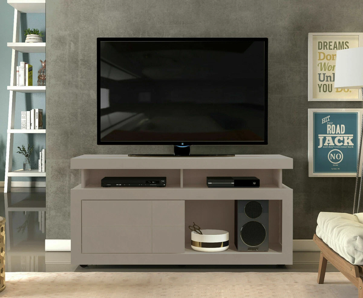 Tall tv stand with glass doors outlet