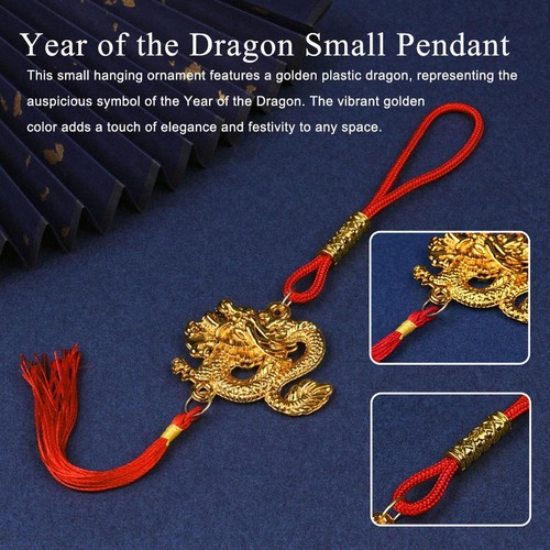 Chinese New Year Hanging Decor Chinese Knot Dragon Pendant_HOT^ Tassel