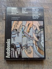 Mini Saloon, Traveller, Clubman (1959-1975) Owners Workshop Manual