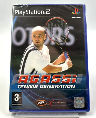 PS2 Agassi Tennis Generation, Neu und Factory Sealed