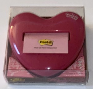 pink pop up post it notes
