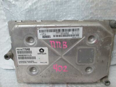 Engine ECM Control Module 3.6L Fits 14 200 68206610AE P68206610AE