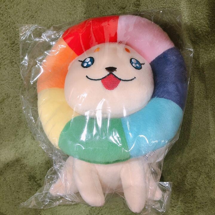ダッフィー - yume Takashi Murakami Tokyo MX Yume Lion Smiling Plush Doll Height 7.4