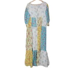Loveshackfancy Bex Maxi Flowy Dress Multi Floral Size Small