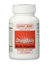Multivitamin Supplement McKesson Brand Tablet 100 per Bottle 1 Bottle