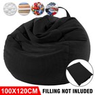 Bean Bag Cover Lazy Sofa Couch Soft Large Indoor Home For Adults Kids No Filler