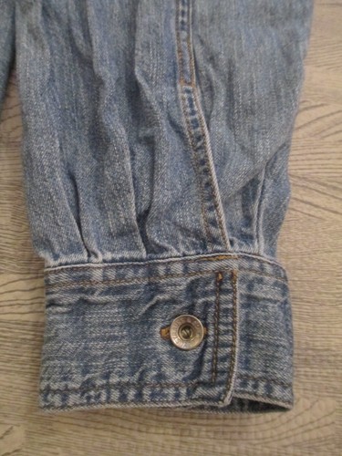 Vintage Levis Denim Shirt Mens XL Blue Denim Oversized Loose Fit Y2K Shacket - Picture 5 of 13
