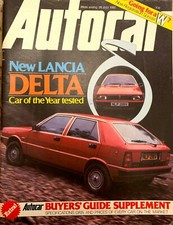 AUTOCAR MAGAZINE 26-JUL-80 - Lancia Delta, Jaguar XJ 4.2, Mazda 323