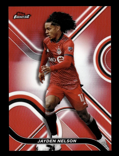 2022 Finest MLS #39 Jayden Nelson Red Refractor #/5