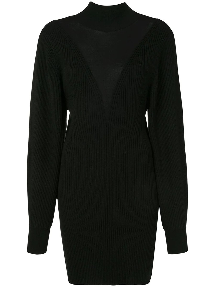 Dion Lee knitted merino ribbed dress US SIZE 4 6 8