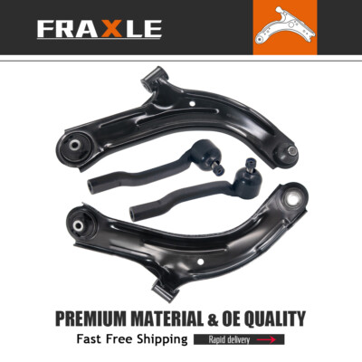Front Lower Control Arms Tie Rod End Links For Nissan Cube Versa 2007 2008 -2014
