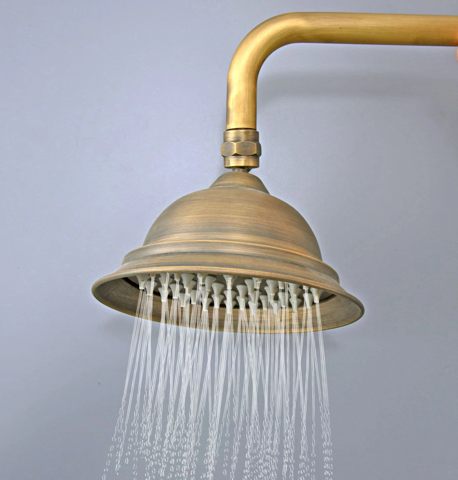 8 inch Antique Brass Round Shower Head Over-head Shower Sprayer Top Shower Head
Opens in a new windo
