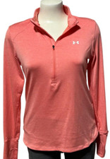 Under Armour Women's Jacket Size S - Run Track 1/2 Zip Long Sleeve Heat Gear