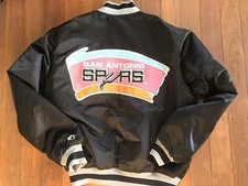 Vintage 80s/90s Starter NBA San Antonio Spurs satin basketball jacket