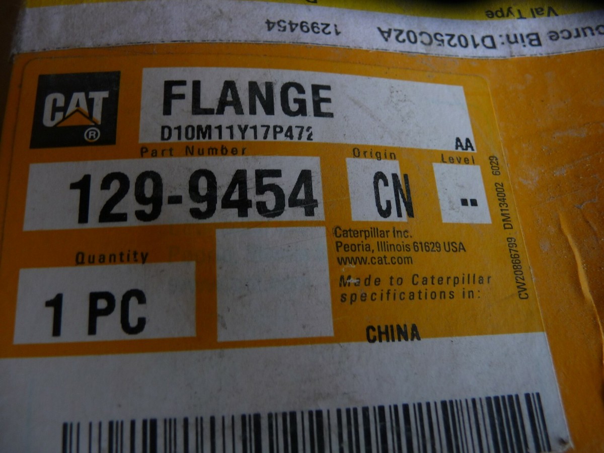 Caterpillar Flange 129-9454 | eBay