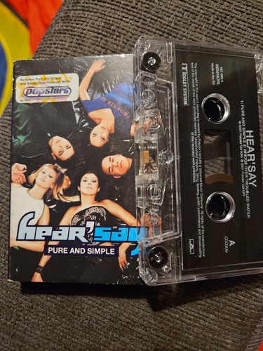 HEAR'SAY - PURE AND SIMPLE 2001 EU CASSINGLE CARD SLEEVE SLIP-CASE - Picture 3 of 3