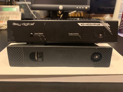Key Digital KD-HD2xPRoK Switcher with Power Cord