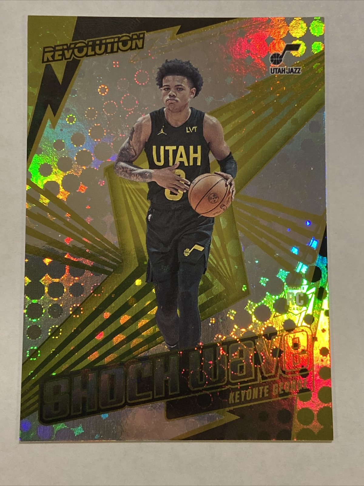 2023-24 Panini Revolution Shockwave Keyonte George Rookie Utah Jazz #23