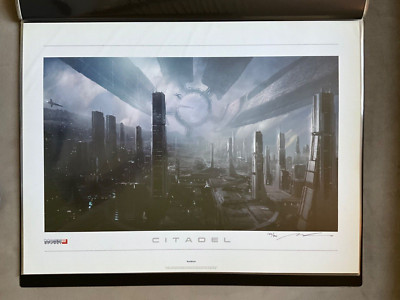 Collection of 18 Mass Effect Lithographs All 18 x 24 & Signed  See Description!
