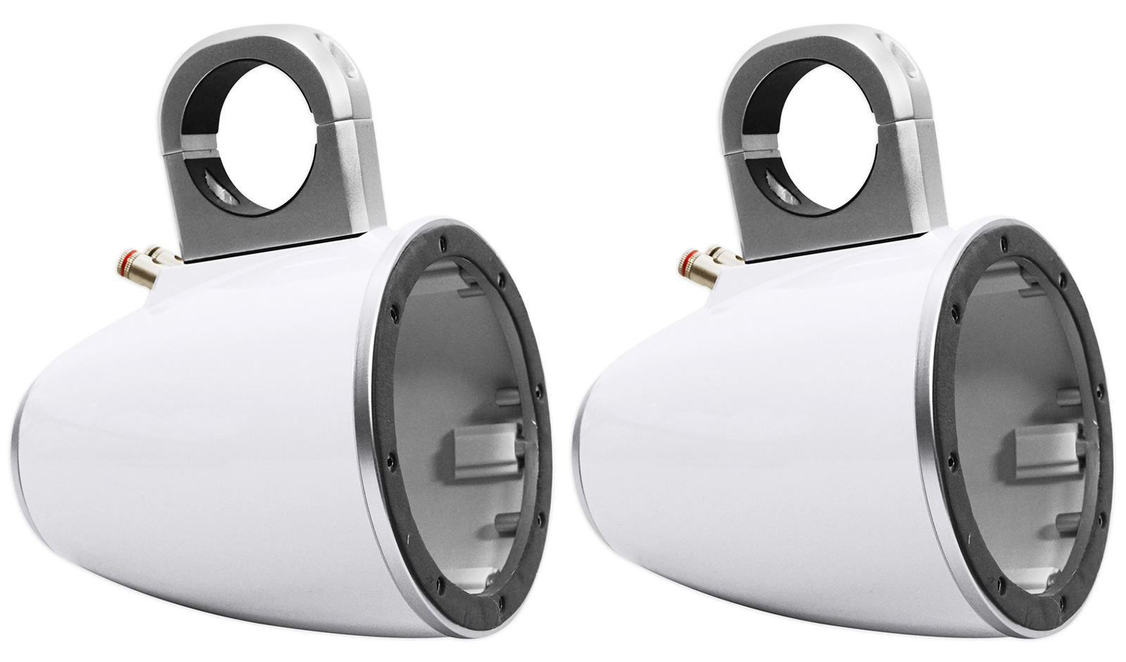 Пара корпусов для вейкбордов Kicker 43KMTES8W White Marine 8 Адаптеры для вейкбордов KMTES8