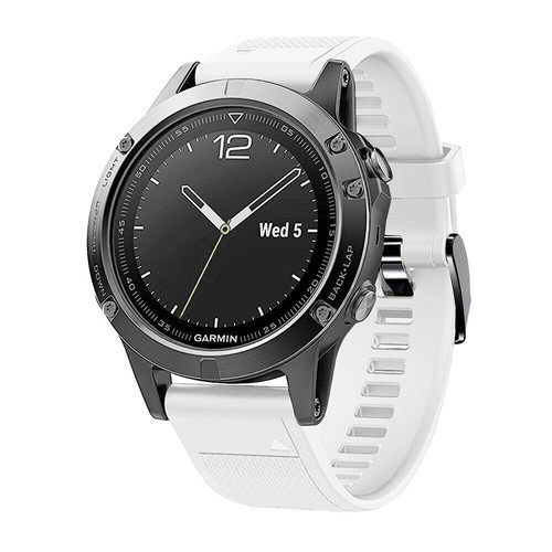 For Garmin Fenix 7 7X 7S 6 6X 6S 5 5X 5S D2 Quick Fit Silicone Strap Wrist band - Picture 16 of 37