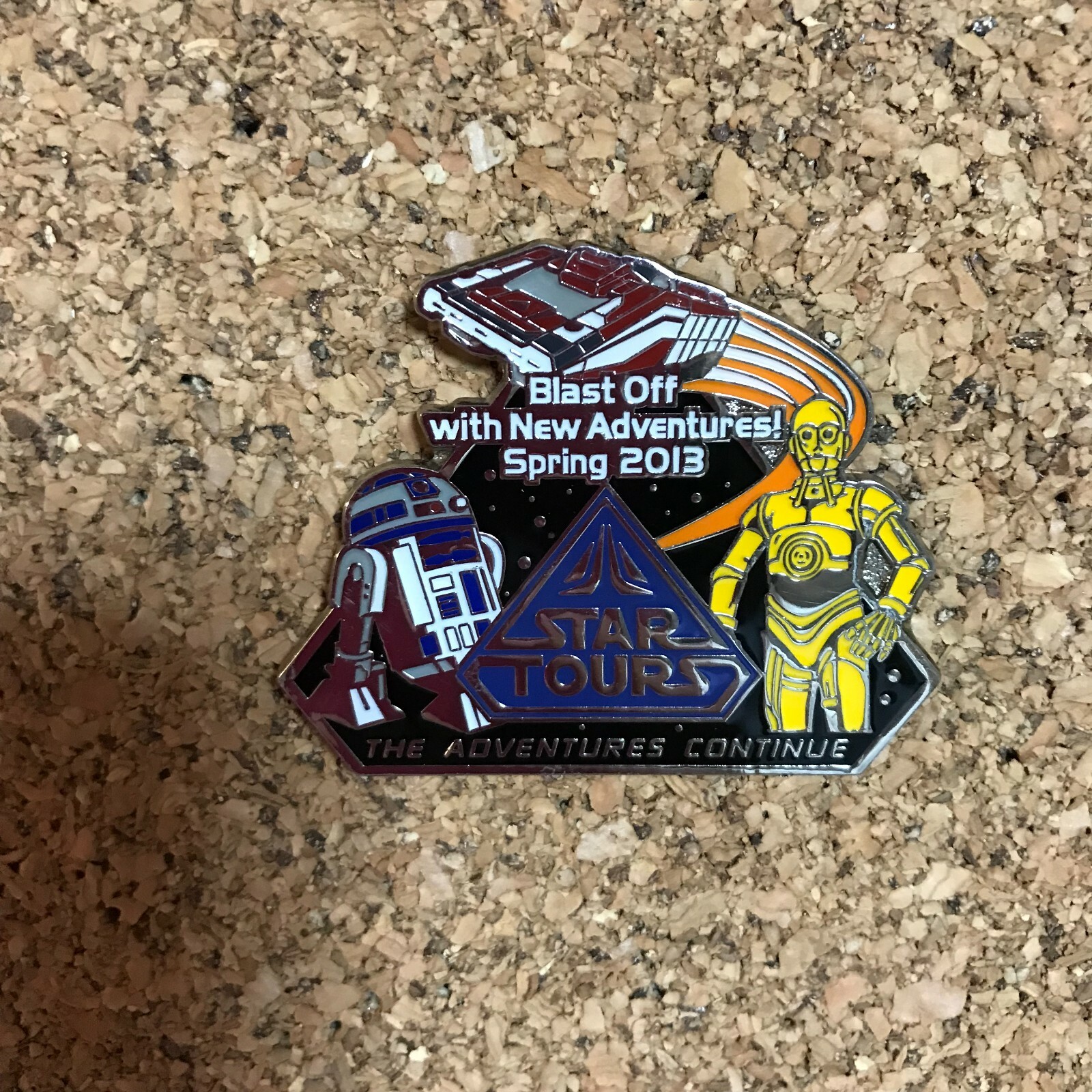 Pin 95811 Tokyo Disneyland C-3PO & R2-D2 Star Tours 2013
