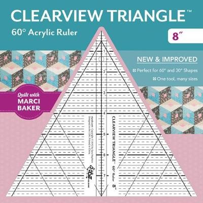 Clearview Triangle 60 Acrylic Ruler 8'', Marci Bake