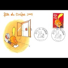 FDC FFAP - Fête du timbre 2005, Titeuf (3751) - 26/2/2005 Paris