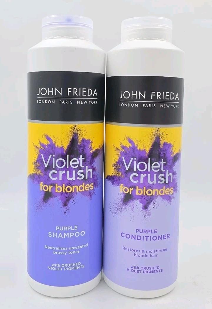 John Frieda Violet Crush Purple Shampoo & Conditioner Bundle 2 x 500ml