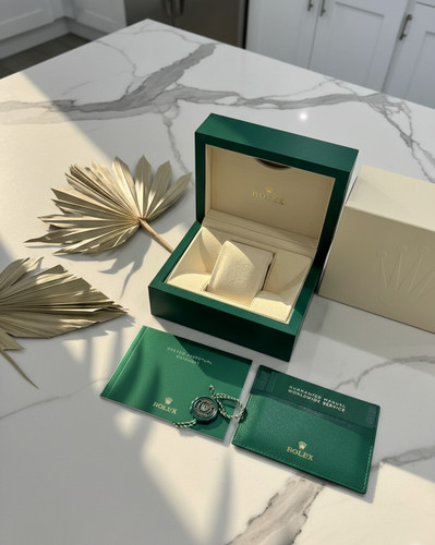 NEW STYLE ROLEX Datejust Watch Box Booklet USED