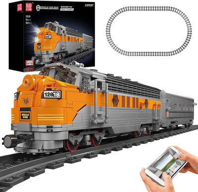 EMD F7 Train Building Blocks Set with Remote/App Control - 1541 PCS