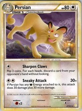 Persian Rare HeartGold SoulSilver 27/123 LP/NM on eBay