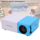 Portable Projector 1080P HD Outdoor Home Theater Movie Projector Support USB BUU