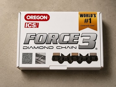 ICS FORCE3 Premium Diamond Chain, 16 in (40 cm)