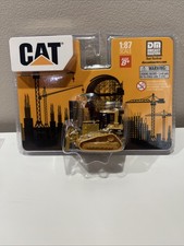 CAT 1990 D5M Track-Type Tractor Yellow 1/87 HO Diecast Model Diecast Masters E9